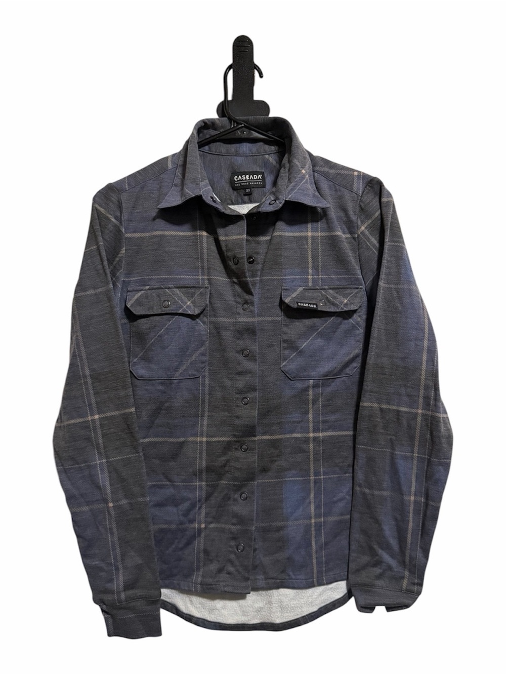 Cascada Land Outdoor Lodge Wool Mountain Biking Flannel Shirt - Medium